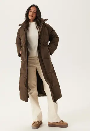 Oversize dunkåpe dame